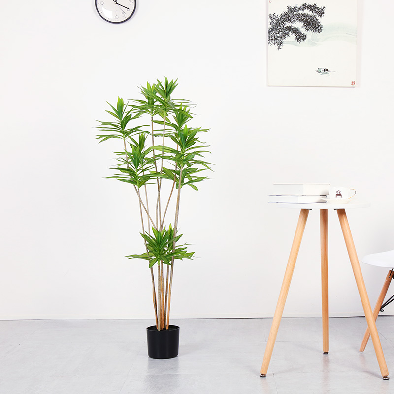 新しく設計された人工木の植物人工木人工的な鉢植えの植物屋内盆栽の木中国人工植物